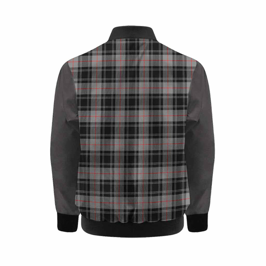 Moffat Tartan Accent Kid Bomber Jacket with Family Crest