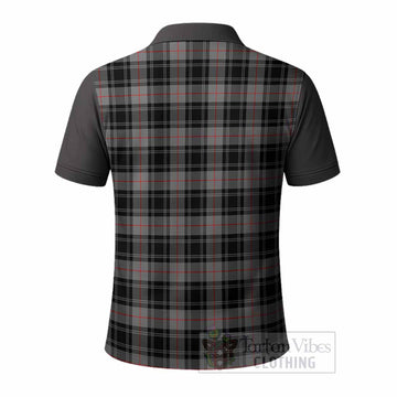 Moffat Tartan Accent Polo Shirt with Family Crest