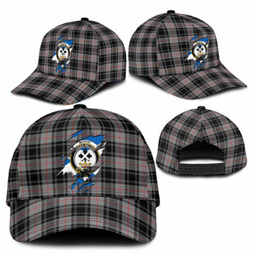 Moffat Tartan Classic Cap with Family Crest In Me Style