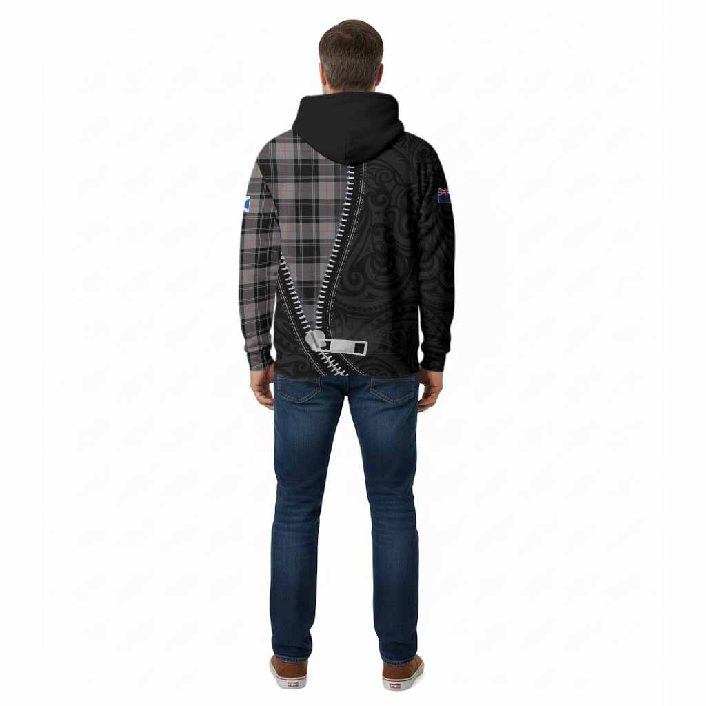 Moffat Tartan Cotton Hoodie New Zealand Pattern Unique Zipper Stylized