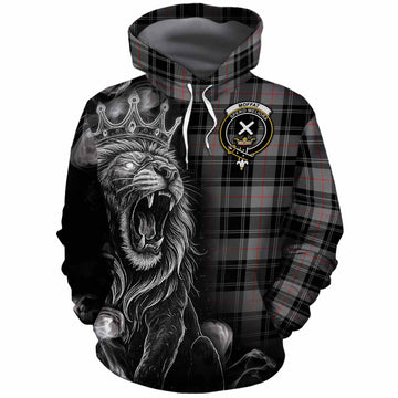 Moffat Tartan Cotton Hoodie Roaring Lion Heritage