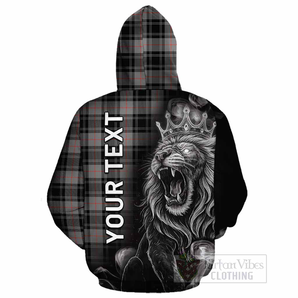 Moffat Tartan Cotton Hoodie Roaring Lion Heritage