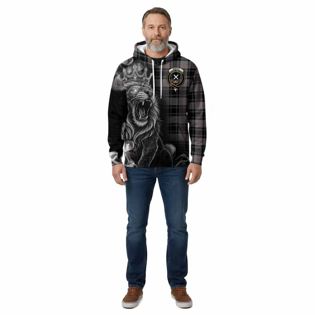 Moffat Tartan Cotton Hoodie Roaring Lion Heritage