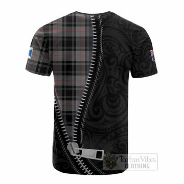 Moffat Tartan Cotton T-shirt New Zealand Pattern Unique Zipper Stylized