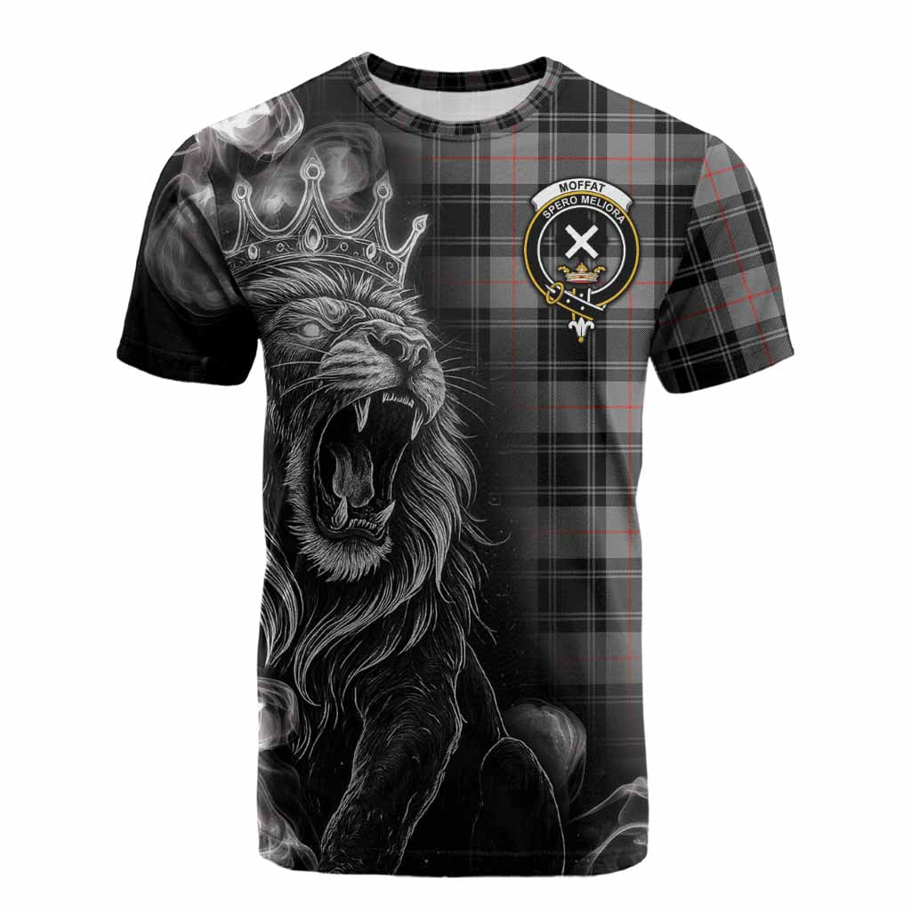 Moffat Tartan Cotton T-shirt Roaring Lion Heritage