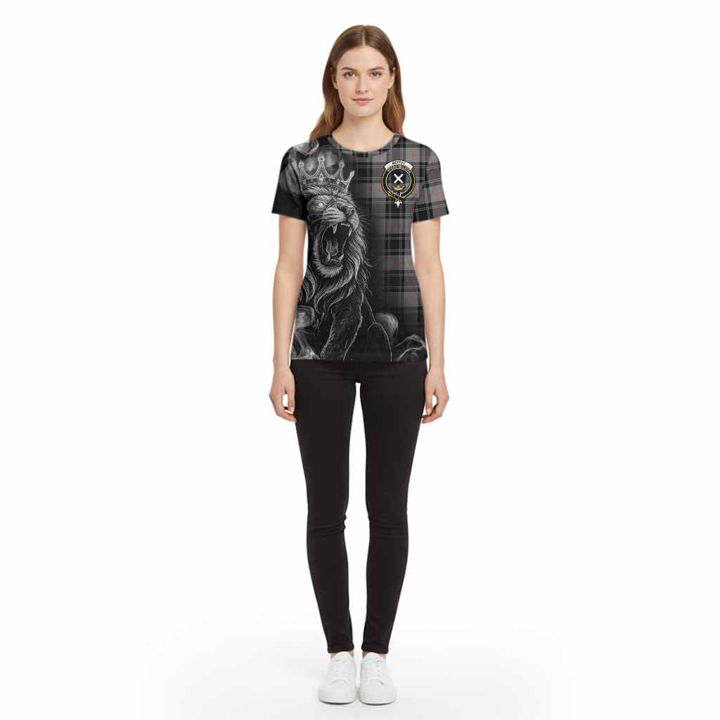 Moffat Tartan Cotton T-shirt Roaring Lion Heritage