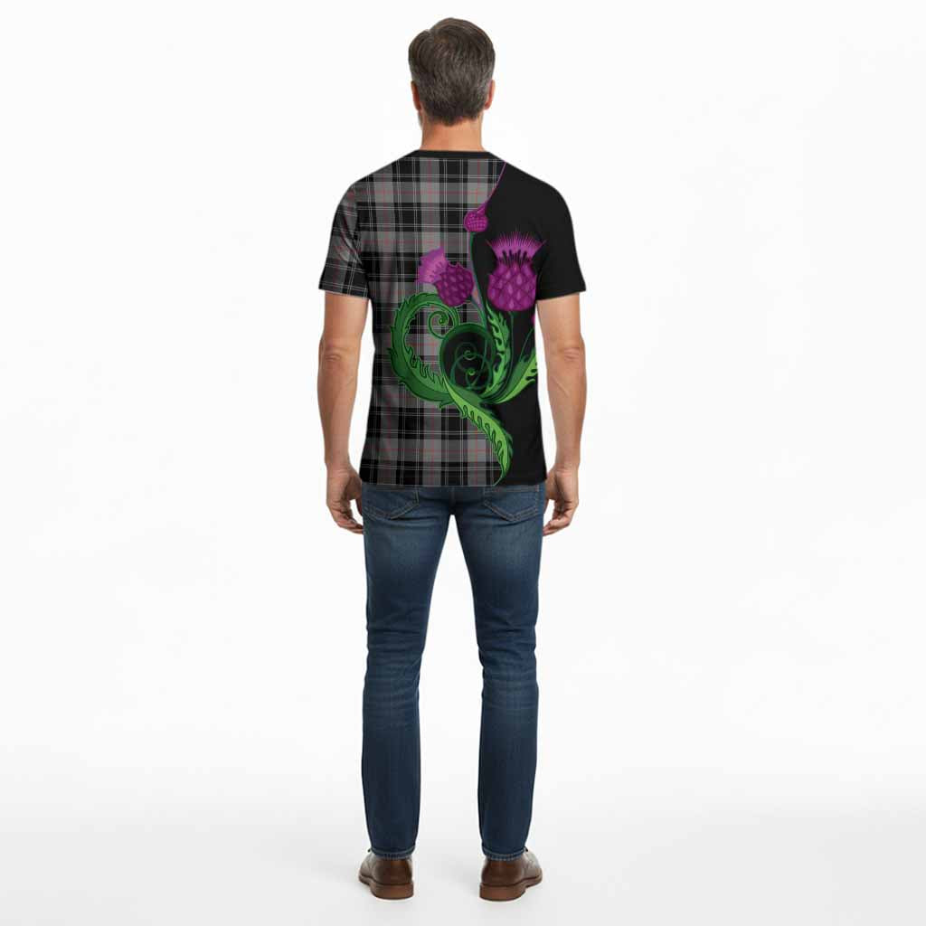 Moffat Tartan Cotton T-shirt Traditional Scottish Thistle