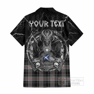 Moffat Tartan Crest Cotton Hawaiian Shirt Celtic Odin's Raven Legacy
