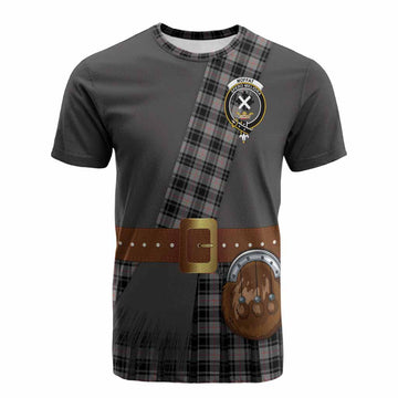Moffat Tartan Crest Cotton T-shirt Kilt Costume Style