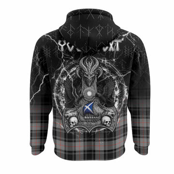 Moffat Tartan Crest Hoodie Celtic Odin's Raven Legacy