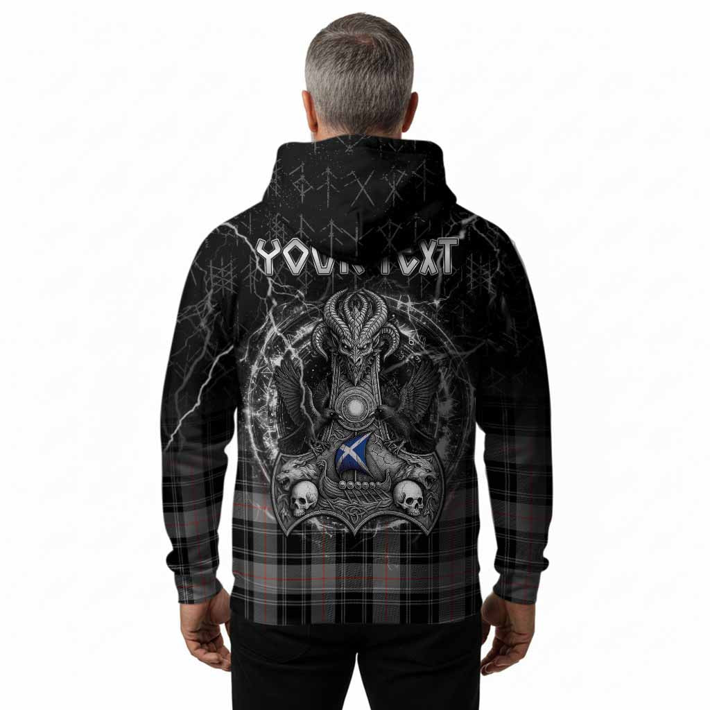 Moffat Tartan Crest Hoodie Celtic Odin's Raven Legacy