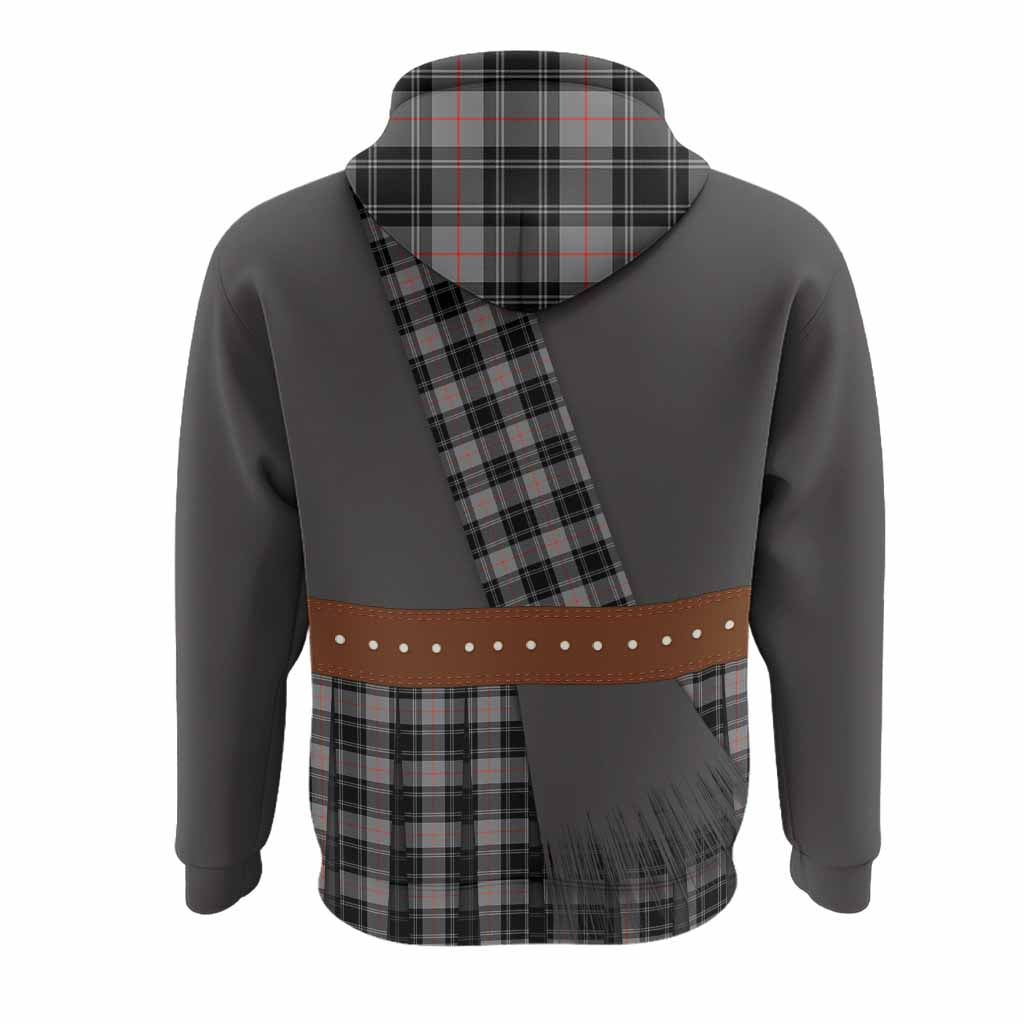 Moffat Tartan Crest Hoodie Kilt Costume Style