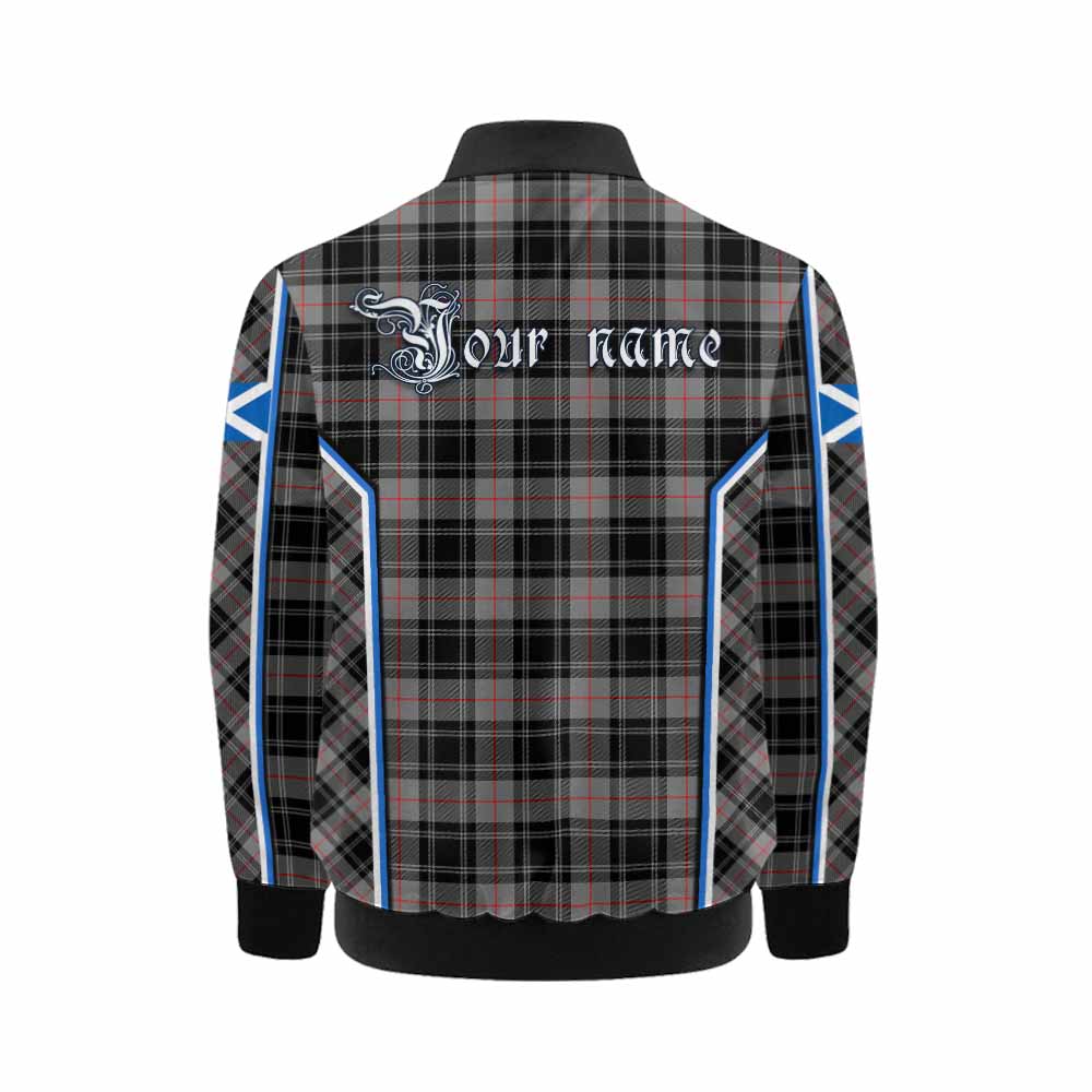 Moffat Tartan Crest Kid Bomber Jacket Scotland Coat of Arm Flag Style - Tartan Vibes Clothing