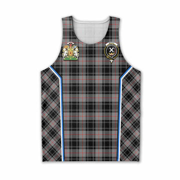 Moffat Tartan Crest Men Tank Top Scotland Coat of Arm Flag Style