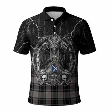 Moffat Tartan Crest Polo Shirt Celtic Odin's Raven Legacy
