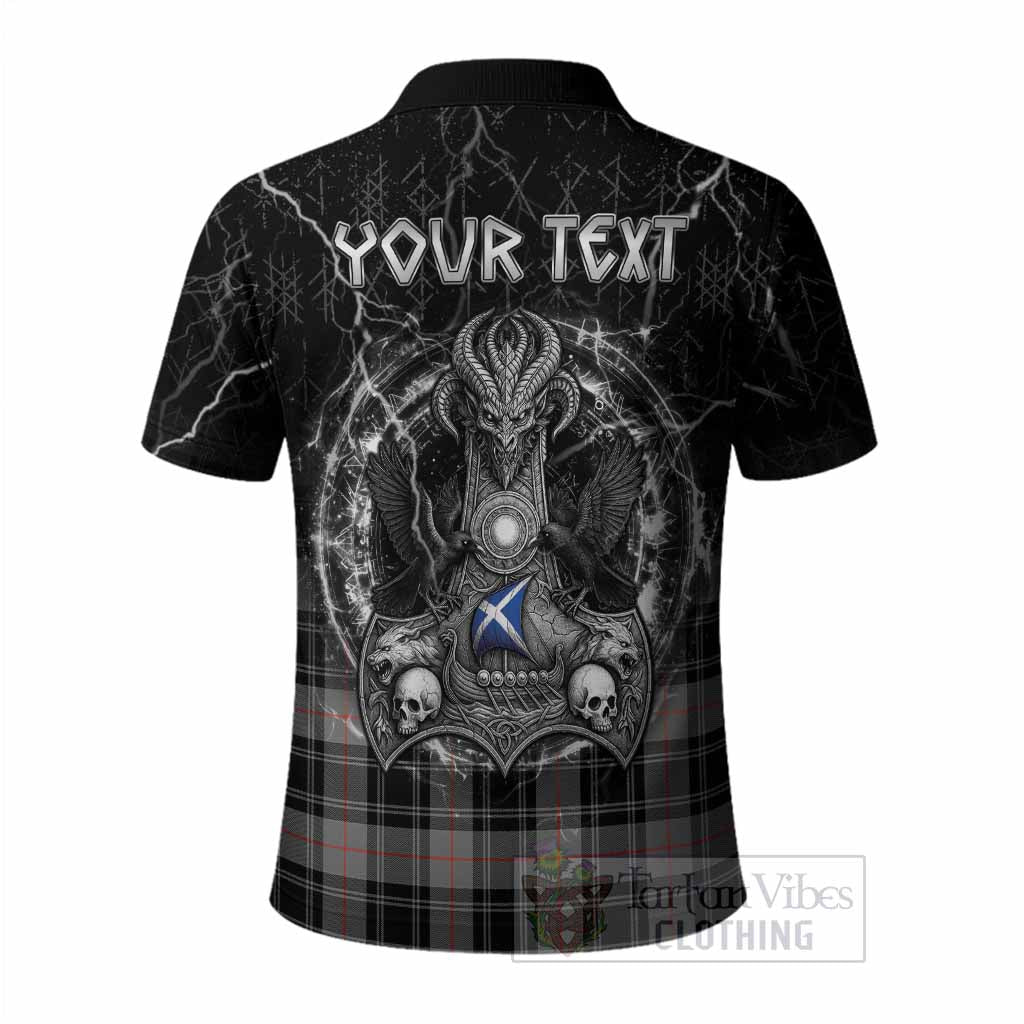 Moffat Tartan Crest Polo Shirt Celtic Odin's Raven Legacy