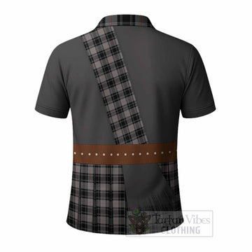 Moffat Tartan Crest Polo Shirt Kilt Costume Style
