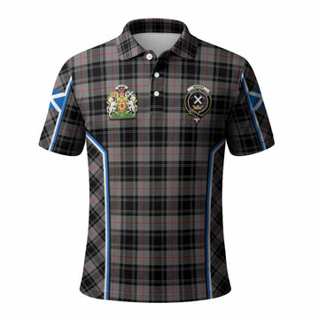 Moffat Tartan Crest Polo Shirt Scotland Coat of Arm Flag Style - Tartan Vibes Clothing