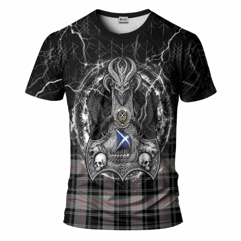 Moffat Tartan Crest T-Shirt Celtic Odin's Raven Legacy