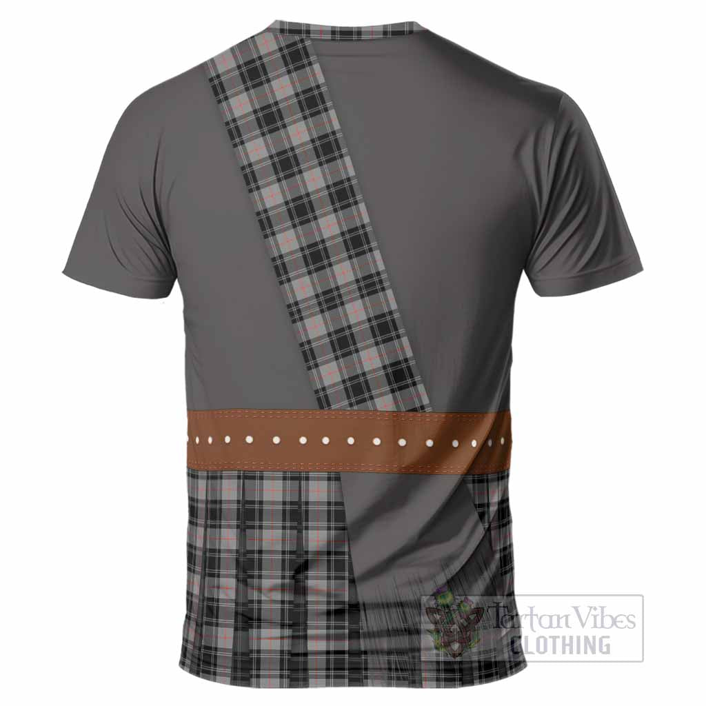 Moffat Tartan Crest T-Shirt Kilt Costume Style