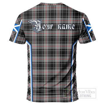 Moffat Tartan Crest T-shirt Scotland Coat of Arm Flag Style - Tartan Vibes Clothing