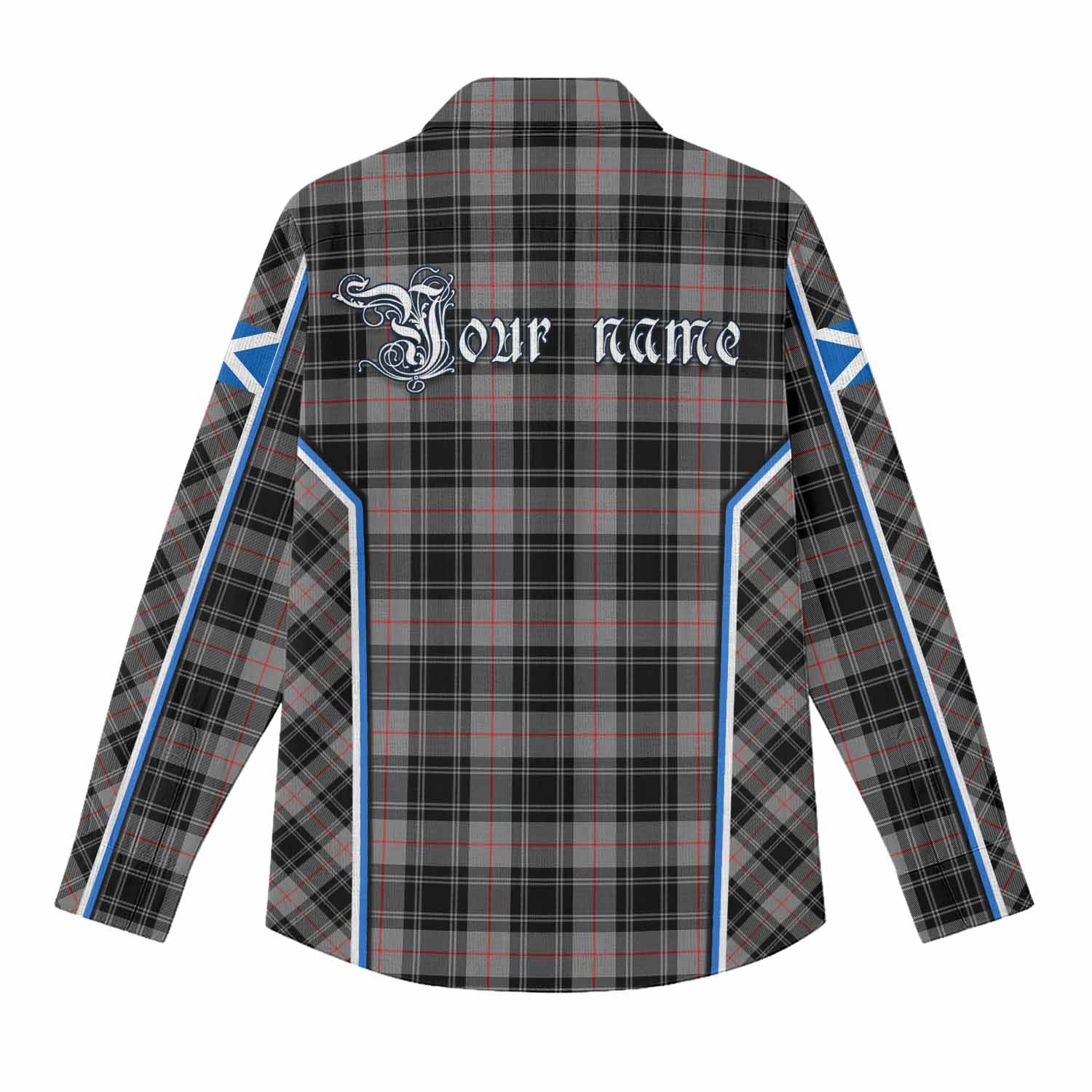 Moffat Tartan Crest Women Casual Shirt Scotland Coat of Arm Flag Style - Tartan Vibes Clothing