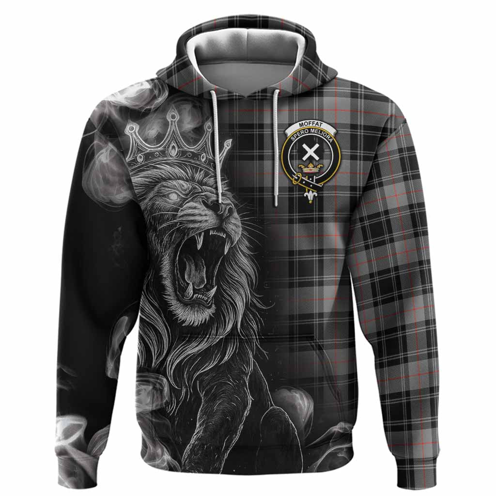 Moffat Tartan Hoodie Roaring Lion Heritage