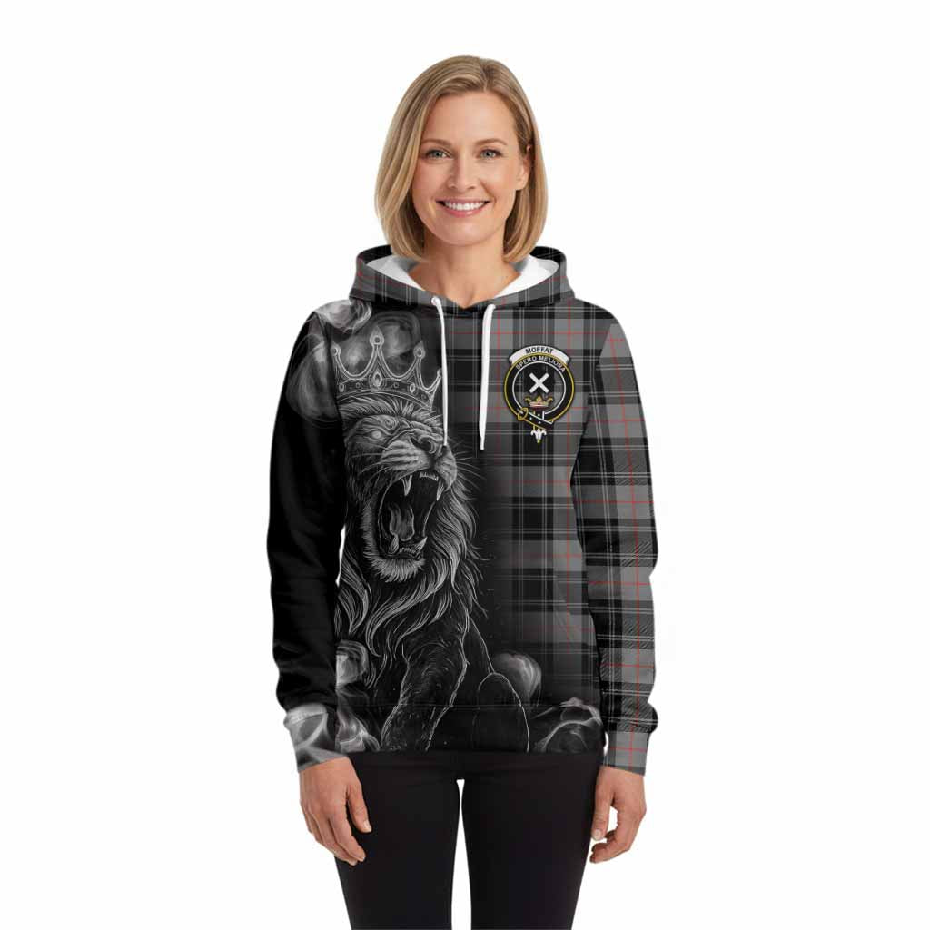 Moffat Tartan Hoodie Roaring Lion Heritage