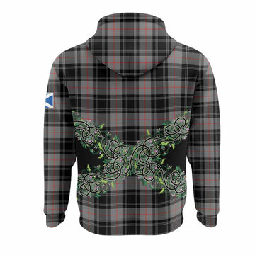 Moffat Tartan Hoodie Thistle Scottish Spirit