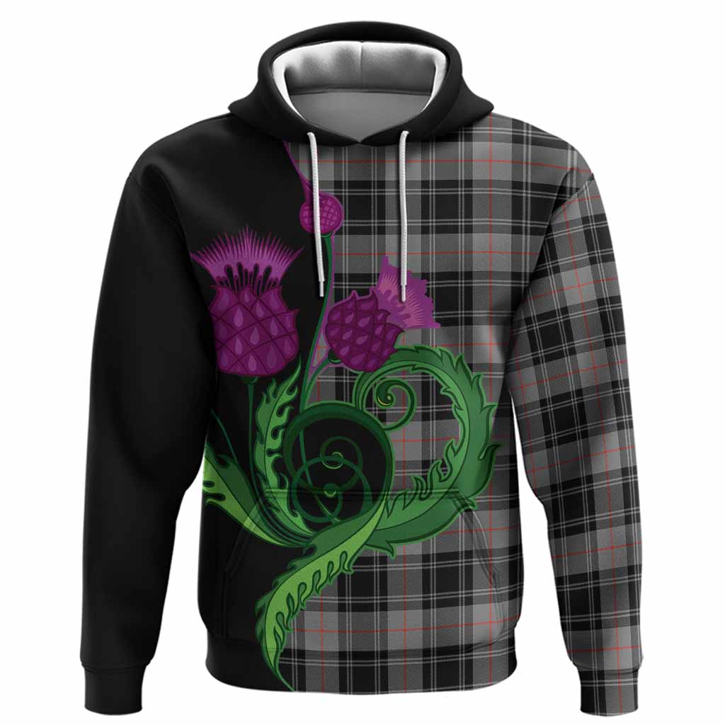 Moffat Tartan Hoodie Traditional Scottish Thistle