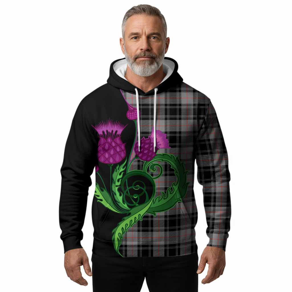 Moffat Tartan Hoodie Traditional Scottish Thistle
