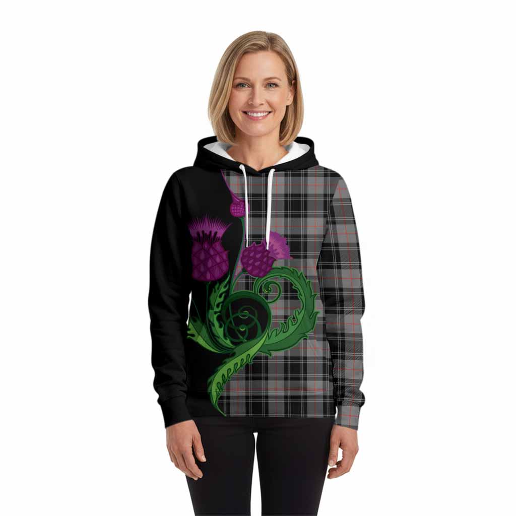 Moffat Tartan Hoodie Traditional Scottish Thistle