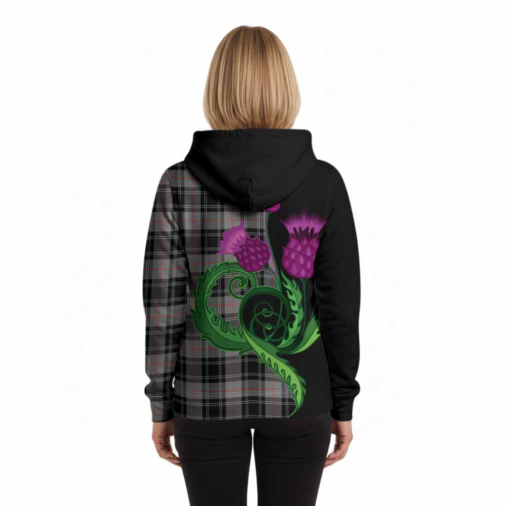 Moffat Tartan Hoodie Traditional Scottish Thistle