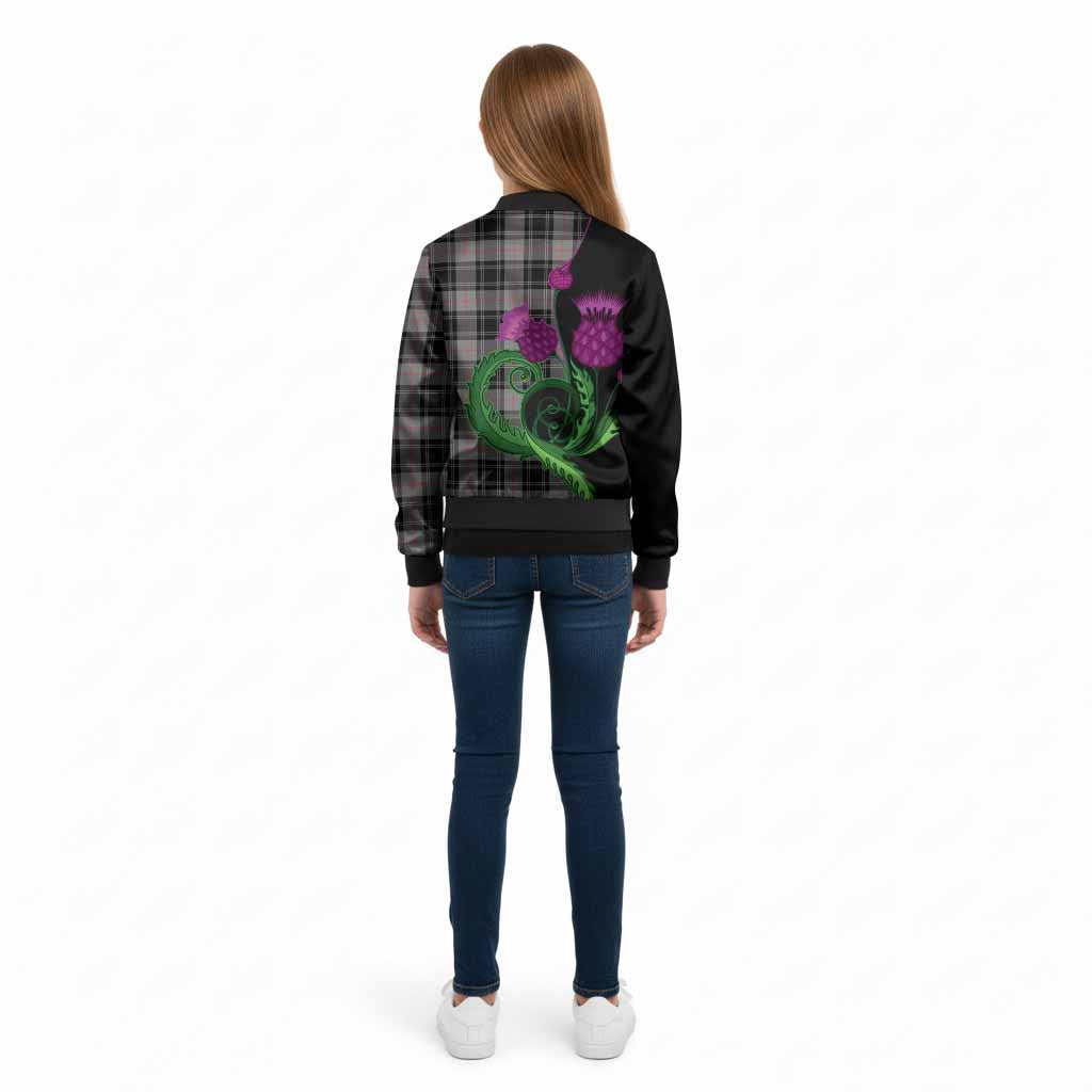 Moffat Tartan Kid Bomber Jacket Traditional Scottish Thistle
