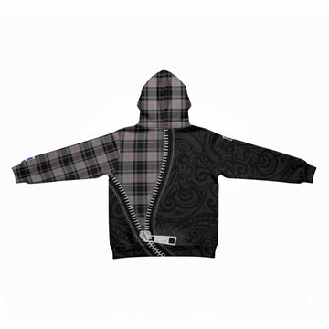 Moffat Tartan Kid Hoodie New Zealand Pattern Unique Zipper Stylized