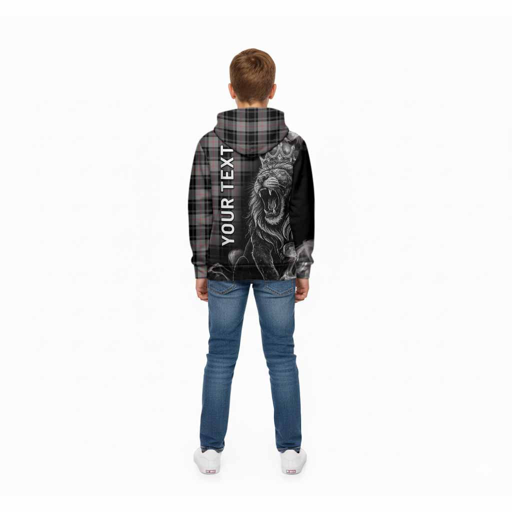 Moffat Tartan Kid Hoodie Roaring Lion Heritage