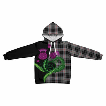 Moffat Tartan Kid Hoodie Traditional Scottish Thistle