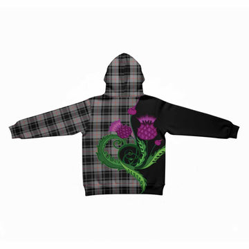 Moffat Tartan Kid Hoodie Traditional Scottish Thistle