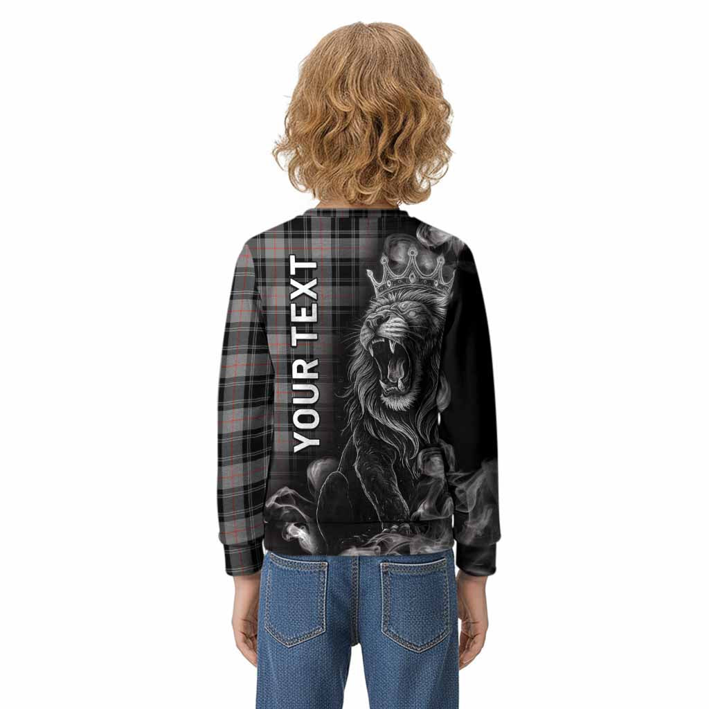 Moffat Tartan Kid Knitted Sweatshirt Roaring Lion Heritage