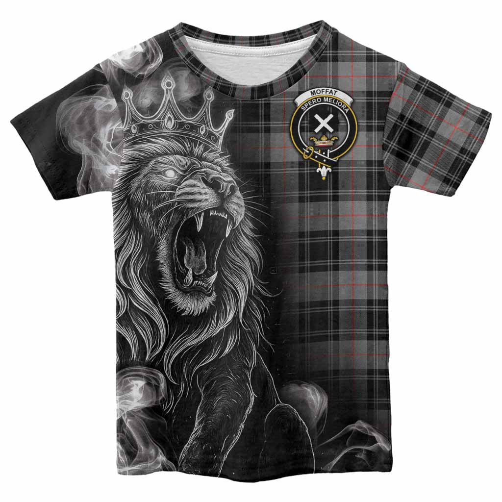 Moffat Tartan Kid T-shirt Roaring Lion Heritage