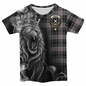 Moffat Tartan Kid T-shirt Roaring Lion Heritage