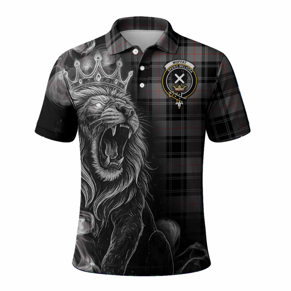 Moffat Tartan Polo Shirt Roaring Lion Heritage