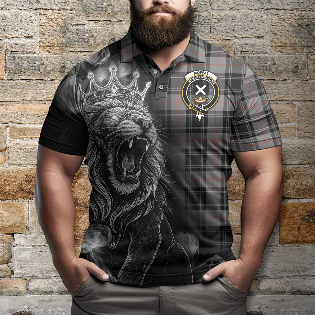 Moffat Tartan Polo Shirt Roaring Lion Heritage