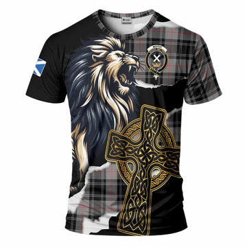 Moffat Tartan Scottish T-Shirt Lion Celtic Heritage