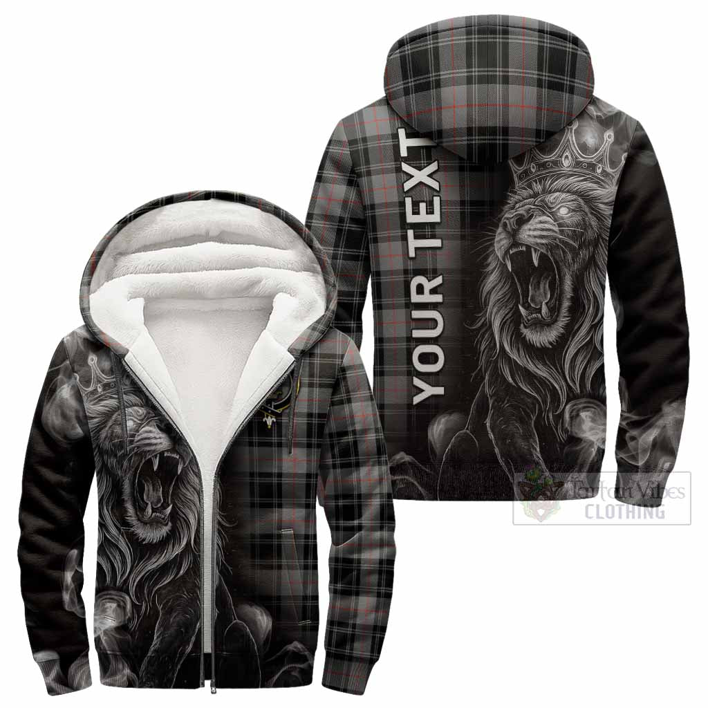 Moffat Tartan Sherpa Hoodie Roaring Lion Heritage