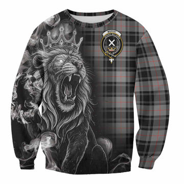 Moffat Tartan Sweatshirt Roaring Lion Heritage