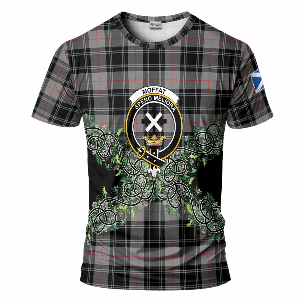 Moffat Tartan T-Shirt Thistle Scottish Spirit
