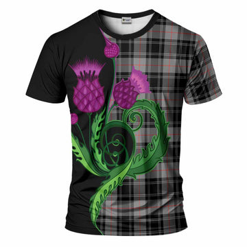 Moffat Tartan T-Shirt Traditional Scottish Thistle