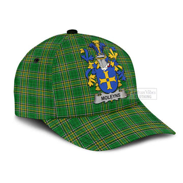 Moleyns Irish Clan Tartan Classic Cap with Coat of Arms