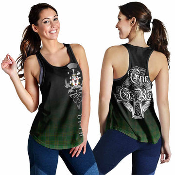 Molloy Irish Clan Women's Racerback Tanks with Coat of Arms Erin Go Bragh Celtic Inspired 4XL - Tartan Vibes Clothing